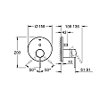 Смесител за вграждане с 2-пътен превключвател GROHE Essence 24058001, хром – Grohe 11.32.323.0038 - siko.bg Смесител за вграждане с 2-пътен превключвател GROHE Essence 24058001, хром – Grohe 11.32.323.0038 – миниатюра 2